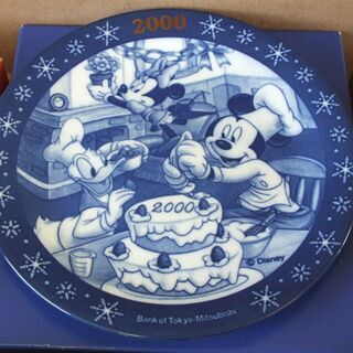 ミッキーマウスと仲間たちの イヤープレート 2000 / あらいぐまラスカル ２枚 / フランダースの犬 2枚 - 生活雑貨