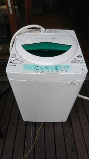 ［配達無料］［即日配達も可能？］全自動洗濯機 東芝 5kg  AW-705(W) 動作品