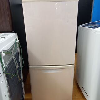 G4485　３ヶ月保証付き　動作良好　カード利用可能　冷蔵庫　Panasonic　NR-B142W　2009年製　138L　ファン冷式　送料A　キッチン家電　プラクラ南9条店　札幌