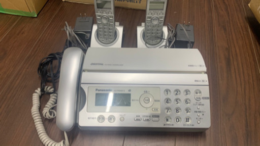 電話　FAX  子機２台付き！　パナソニック
