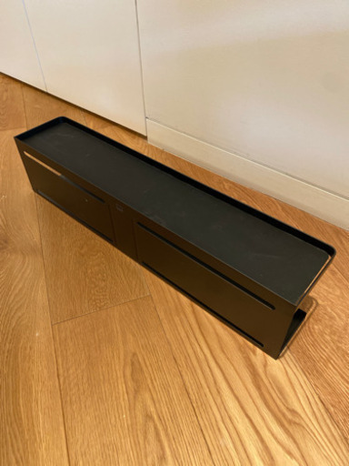 山崎実業 Yamazaki テレビ裏収納ラック ブラック 約w57 D11 H12 5cm スマート テレビ裏 ルーター収納 収納棚 44 すける 平沼橋の家電の中古あげます 譲ります ジモティーで不用品の処分