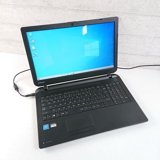 高速起動 TOSHIBA B25/22TB ノートPC 新品 SSD 240GB Celeron N2820@ 2.13GHz 15.6インチ メモリ 4GB パソコン バッテリー使用不可