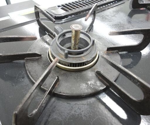 都市ガス ガステーブル 2014年製 幅56cm パロマ ガスコンロ 右強火 KJ