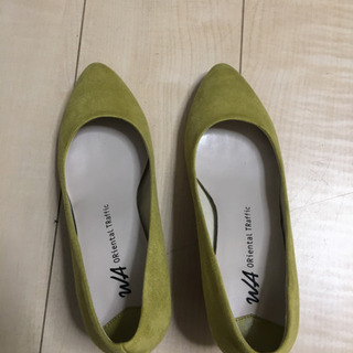 【ネット決済】緑色の靴です