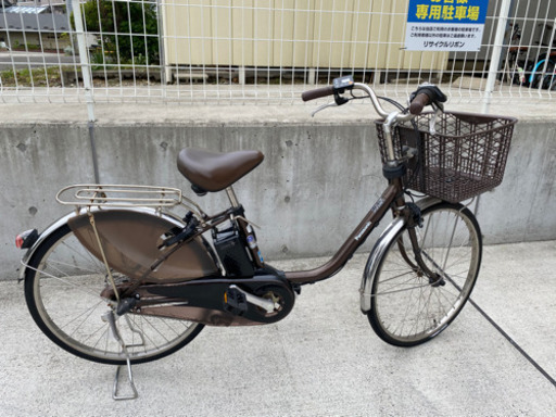 Panasonic 16Ah 大容量 24インチ チョコブラウン 電動自転車