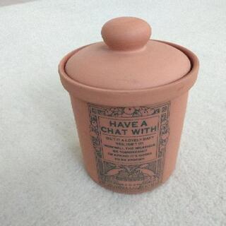 陶器のポット　保存容器　フレンチカントリー