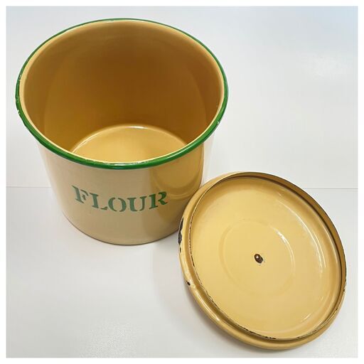 ホーロー 3個セット 物入 アンティーク レトロ キッチン