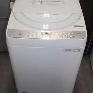 美品！ SHARP シャープ 洗濯機(ES-GE6C) 19年製 6㎏☆特別価格
