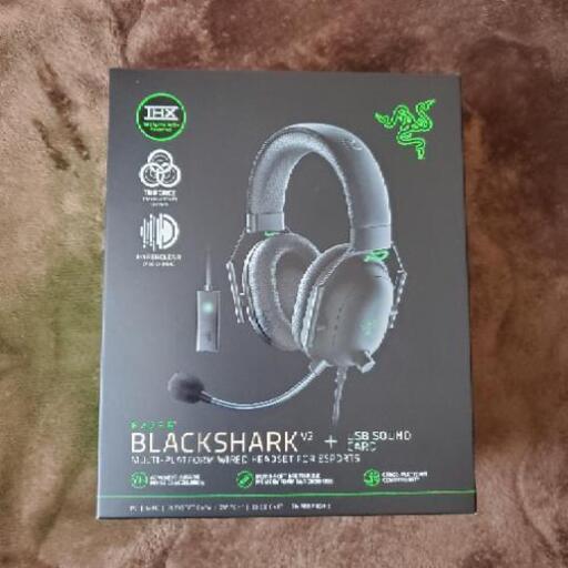 Razer レイザー Blacksharkv2 サウンドカード ヘッドセット