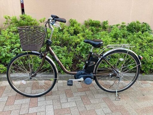 美車大容量8AhPanasonic　電動自転車　ビビDX　26インチ　電動自転車　電動アシスト自転車　524⑤