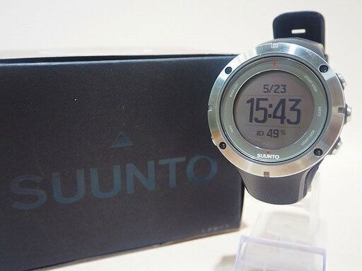 苫小牧バナナ】SUUNTO/スント AMBIT3 PEAK HR SAPPHIRE GPSモデル アウトドアウォッチ サファイア 動作OK♪  elsahariano.com