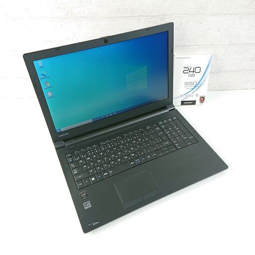 高速起動 TOSHIBA Satellite R35/M ノートPC 新品 SSD 240GB Core i3-4005U 1.70GHz 15.6インチ メモリ 4GB パソコン
