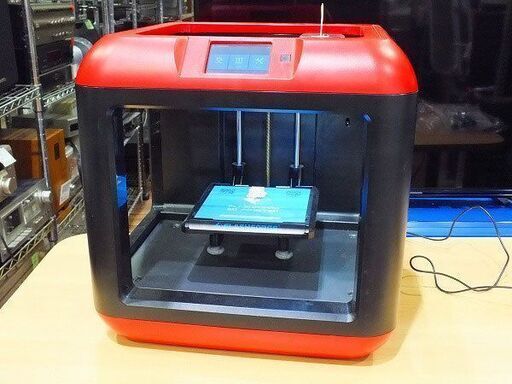 【苫小牧バナナ】FLASHFORGE/フラッシュフォージ 静音タイプ 3Dプリンター Finder/ファインダー 中古 テストプリント済み♪