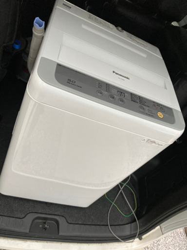 パナソニック洗濯機　5.0kg  美品‼️  2016年製　Panasonic