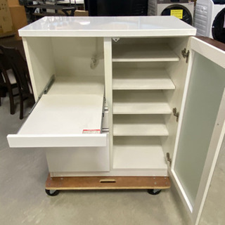 大人気家具!!ニトリ キッチンカウンター キッチン収納 レンジボード 