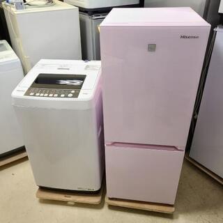 rm売約済み❌2019年・18年 ハイセンス家電2点セット(洗濯機・冷蔵庫)