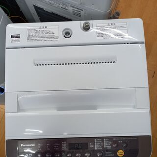 G4496 1年保証有り カード利用可能 洗濯機 Panasonic NA-F60PB12 6㎏ 2019