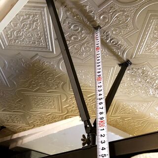 アコーディオンカーテン 間仕切 両開き 中古 - その他