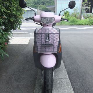 スズキ レッツ4 中古実動美車 バッテリーフル充電済み 前後新品タイヤ交換済み フロントカゴ&リアBOX付き ナンバー登録書類有 - バイク