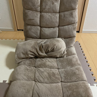 【ネット決済】座椅子　茶色　リクライニング