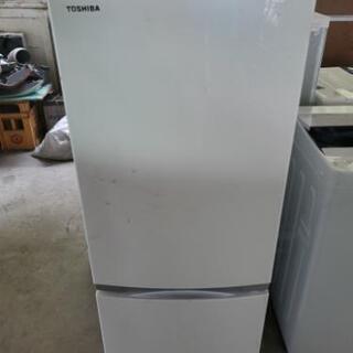 売約御礼 TOSHIBA 東芝 ノンフロン 2ドア冷凍冷蔵庫 GR-P15BS（W) 153L