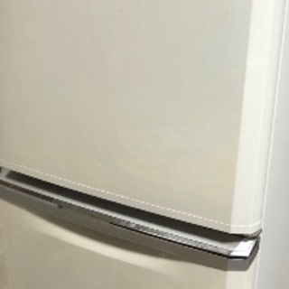 【ネット決済】三菱冷凍冷蔵庫　3つドアMR-C34S 冷蔵室/野...