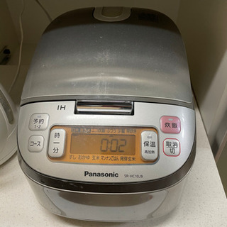 受け渡し予定者決定 Panasonic SR-HC10J9 炊飯器