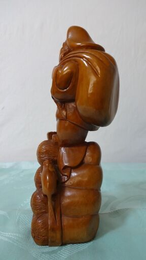 ☆ 七福神 稀少レア 一刀彫 大黒天 十俵 開運 縁起物 ☆