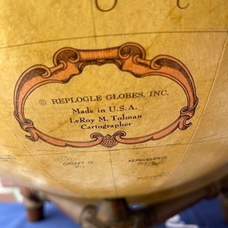 WORLD CLASSIC ワールドクラシック Replogleリプルーグル 地球儀【東京 直接お引取歓迎】検 ディスプレイ英字コロニアル型山岳隆起世界地図