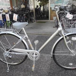 中古自転車１５２３　前後タイヤ新品！２６インチ　６段ギヤ　オートライト 中古自転車1523 前後タイヤ新品！26インチ 6段ギヤ オートライト