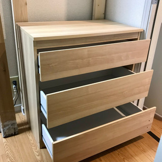 IKEA ３段チェスト　タンス　棚