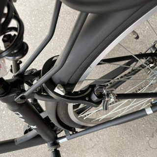 【決まりました‼︎】【直接引取お願いします】スモーク　黒　シティーバイク　カゴ付き　6段変速 決まりました‼︎】【直接引取お願いします】スモーク 黒 シティー