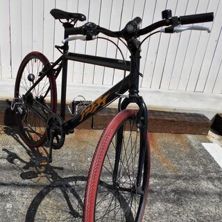 ファイヤー クロスバイク 26インチ 6段変速 バッテリーライト付き