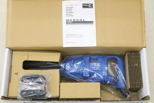未使用　TOKU　大型　エア　インパクトレンチ　MI-3800GL　東空　強力　ロング　25.4mm