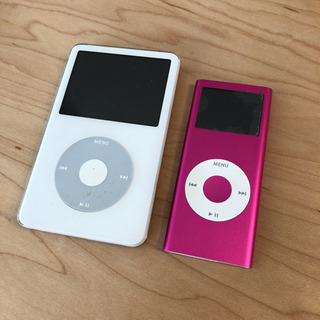 iPod classic 30GBとiPod mini 4GB