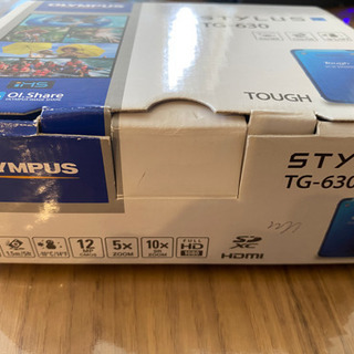 箱のみ劣化、ほぼ未使用】デジカメ防水・耐衝撃対応オリンパスTG-630