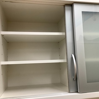 松田家具のレンジボード（ホワイト）です。【トレファク東大阪店】