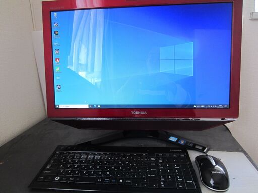 美品！MSOFFICE　2010H＆B　23型FHD液晶搭載一体型PC　東芝REGZAPC D731/T7ERKを売ります。