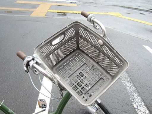 子供乗せ自転車 前22インチ 後26インチ ブリジストン アンジェリーノ カゴ付き 切替 ベル ライト付き グリーン 札幌 北20条店 子供乗せ自転車 前22インチ 後26インチ ブリジストン アンジェリーノ