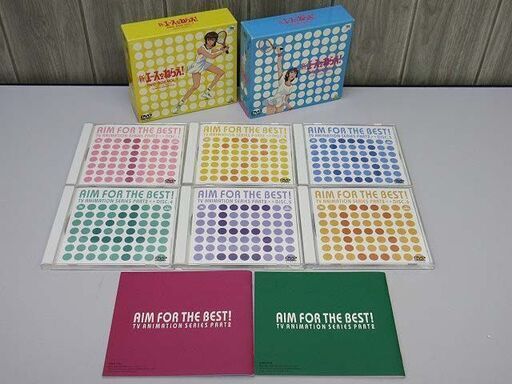 ss2469【中古】　新・エースをねらえ！　DVD-BOX　6枚組　全25話収録 　昭和　1970年代　632分収録　テニス　スポコン　アニメ 　スポーツ漫画　山本鈴美香　ひろみ　お蝶夫人　宗方コーチ