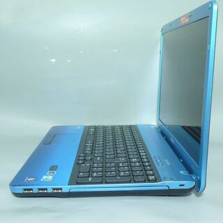 送料無料 新品SSD搭載 ブルー色 ノートパソコン 中古良品 Win10 15.5型
