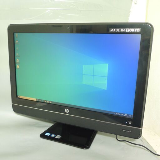 1台限定 送料無料 一体型PC 中古動作良品 Windows10 23インチ HP 8200 Elite AiO Core i5 4コア 8GB SSD240GB DVD-ROM webカメラ LibreOffice済