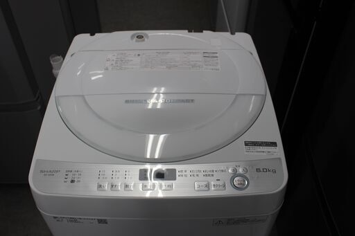 美品！ SHARP シャープ 洗濯機(ES-GE6B-W) 18年製 6㎏★特別価格★大田区、品川区 配送・設置無料★店頭取引歓迎！