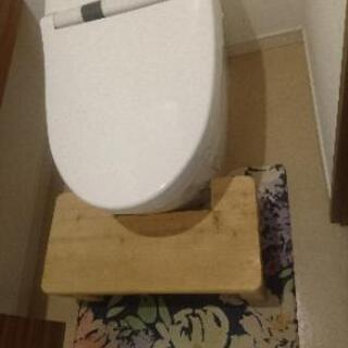 木製 子供用トイレ足置き台/ステップ