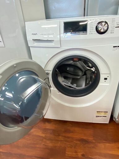 アクア AQUA ☆ドラム式洗濯機 AQW-FV800E 洗濯容量8kg 2019年製 早い