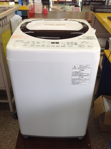 【最短即日配送可能！】6.0kg 全自動洗濯機 東芝 【9651427】