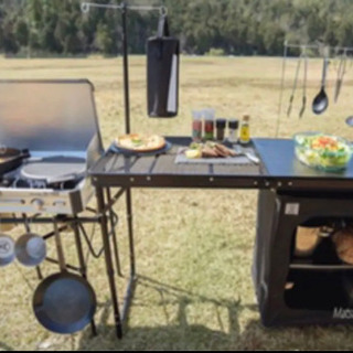 DOD クッキングキング キッチンテーブル TB5-723-BK ブラック 新品