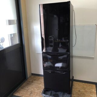 HITACHI】 日立 R-K320HV(TD) 冷凍冷蔵庫 ダークブラウン 2017年