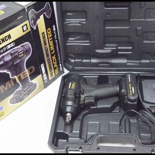中古 アストロプロダクツ AP 1/2DR 18V インパクトレンチ ブラック（限定）バッテリー 充電器セット