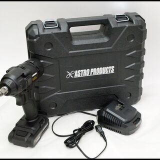 中古 アストロプロダクツ AP 1/2DR 18V インパクトレンチ ブラック（限定）バッテリー 充電器セット